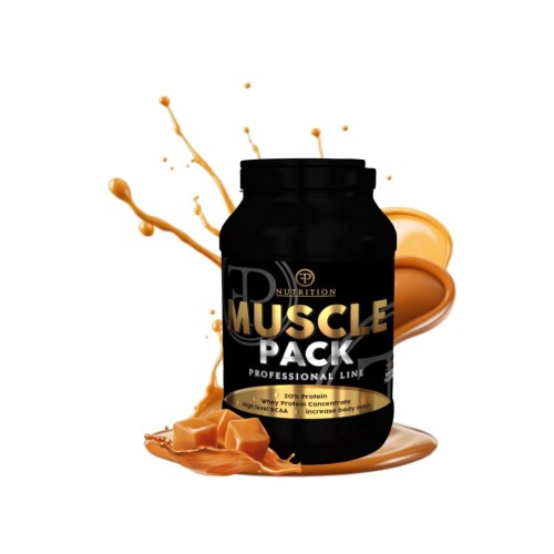 MUSCLE PACK 2500G SALT CARAMEL – preparat węglowodanowo-białkowy