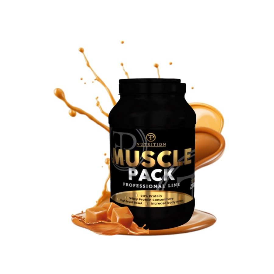 MUSCLE PACK 2500G SALT CARAMEL – preparat węglowodanowo-białkowy