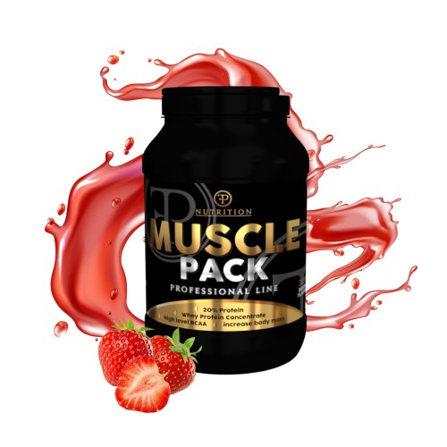 MUSCLE PACK 2500G STRAWBERRY