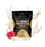 WHEY PROTEIN 900 G BIAŁA CZEKOLADA – MALINA