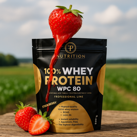BIAŁKO SERWATKOWE 900 g Truskawka
