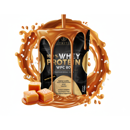 WHEY PROTEIN 900 g Słony Karmel